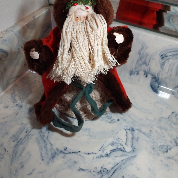 Santa tree topper vintage style fabulous Santa - Picture 16 of 16